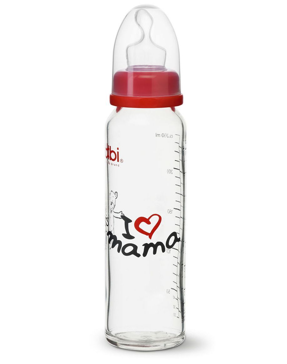 Biberon en verre 240 ml mama - MAMA - BIBI | Orchestra | Articles pour