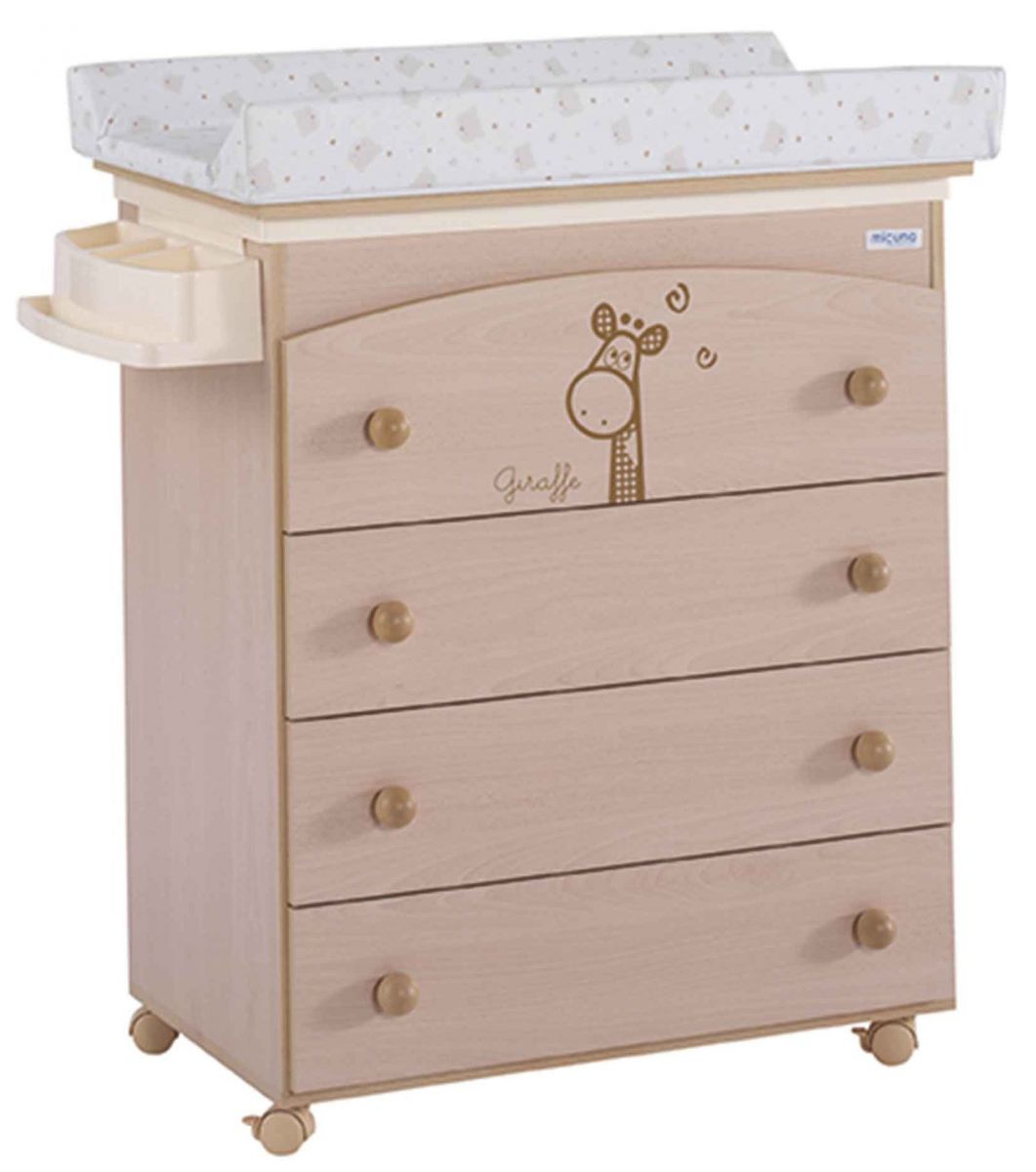 Commode A Langer Avec Baignoire Sabana Natural Osos Corazones
