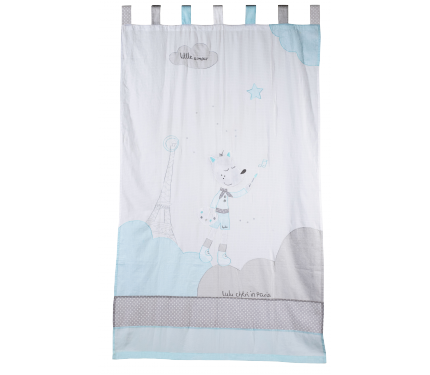 RIDEAU ORGANDI 105X180CM lulu cheri - LULU CHERI BLEU - SAUTHON ... RIDEAU ORGANDI 105X180CM lulu cheri - LULU CHERI BLEU - SAUTHON ...