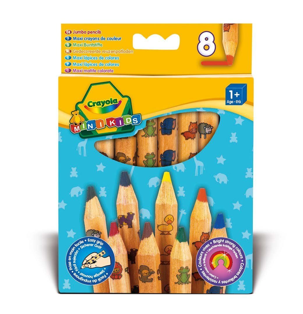 Maxi crayons de couleur x8 CR MAXI CRAYONS DE COULEUR X8 CRAYOLA