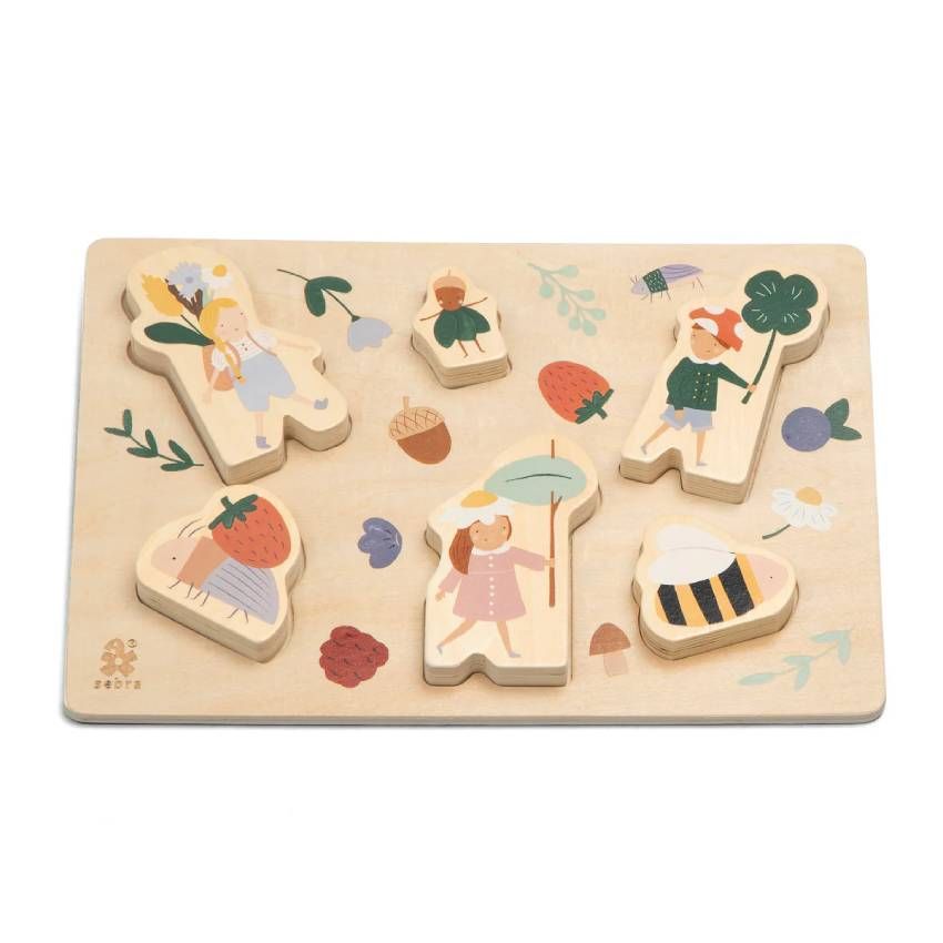 SEBRA Wooden Puzzle Pixie Land Toy 2nd Age Awakening And Games sebra-wooden-puzzle-pixie-land-toy-2nd-age-awakening-and-games