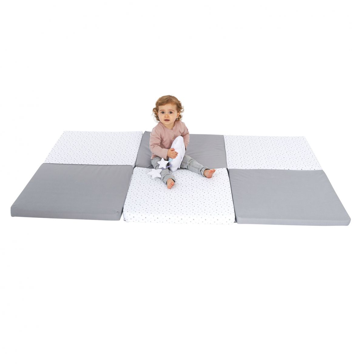 Candide Tapis De Motricite Xl Gris Etoiles Tapis De Jeux Eveil Et Jeux Orchestra