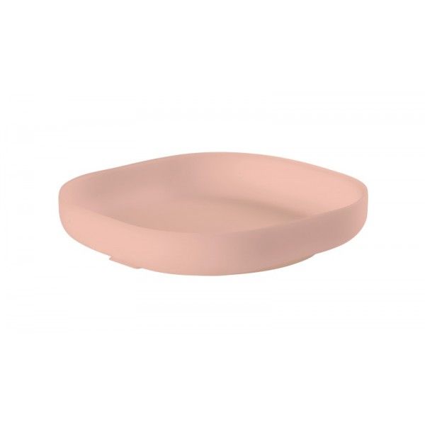 Beaba Assiette Ventouse Silicone Rose Repas 2eme Age Repas Orchestra