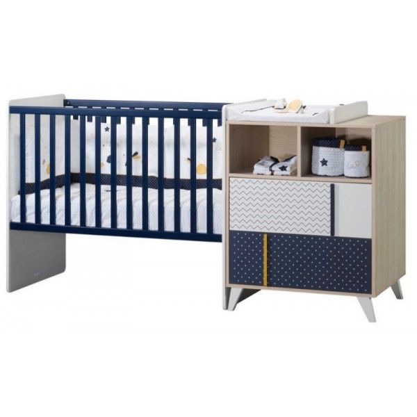 Sauthon Lit Combine Evolutif 1x60 Hello Dark Blue Mobilier Sommeil Orchestra Sauthon Lit Combine Evolutif 1x60 Hello Dark Blue Mobilier Sommeil Orchestra