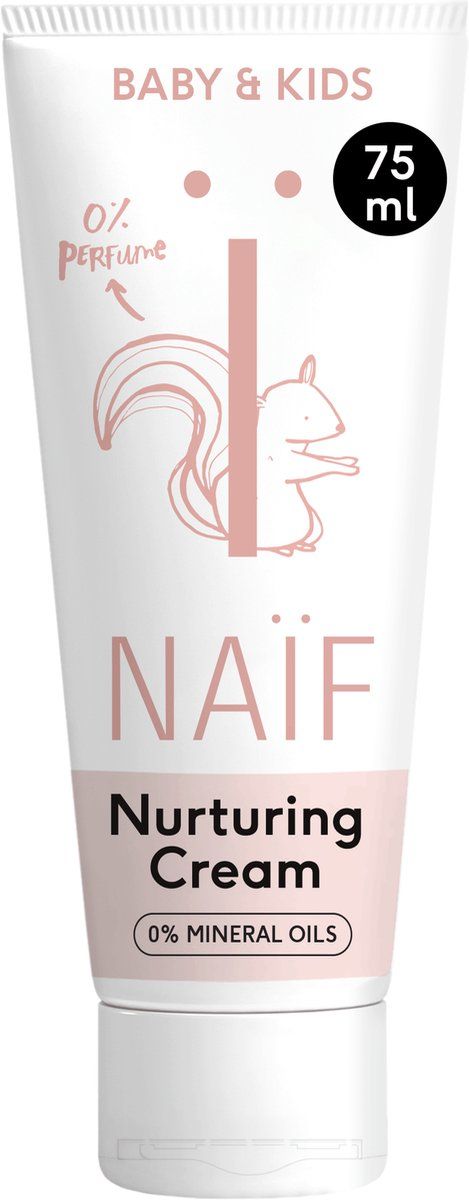 NAÏF Perfume-free nourishing cream 75ml Bath and hygiene