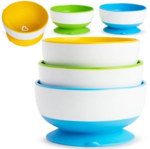 Munchkin Bol Ventouse X3 Multicolor Repas 2eme Age Repas Orchestra