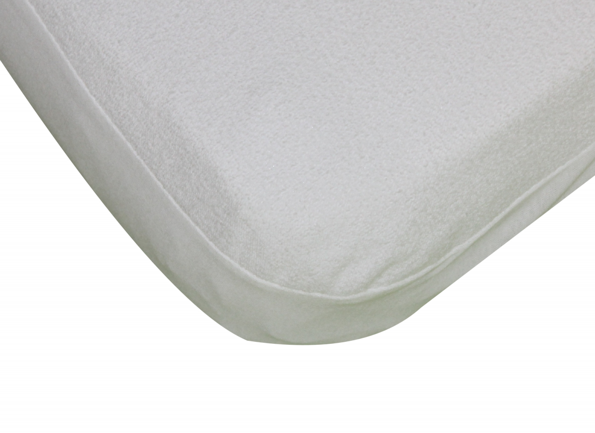 Set De Alèse Polyuréthane + Drap Housse Perle 60 X 120 Cm - Pour Lit Bébé