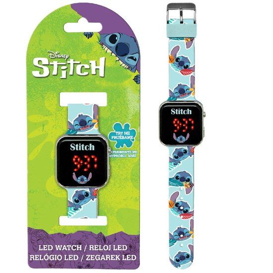 Montre Analogique Stitch Pour Enfants - Apprentissage De L'heure - Personnage Disney - Montre à Aiguilles Colorée