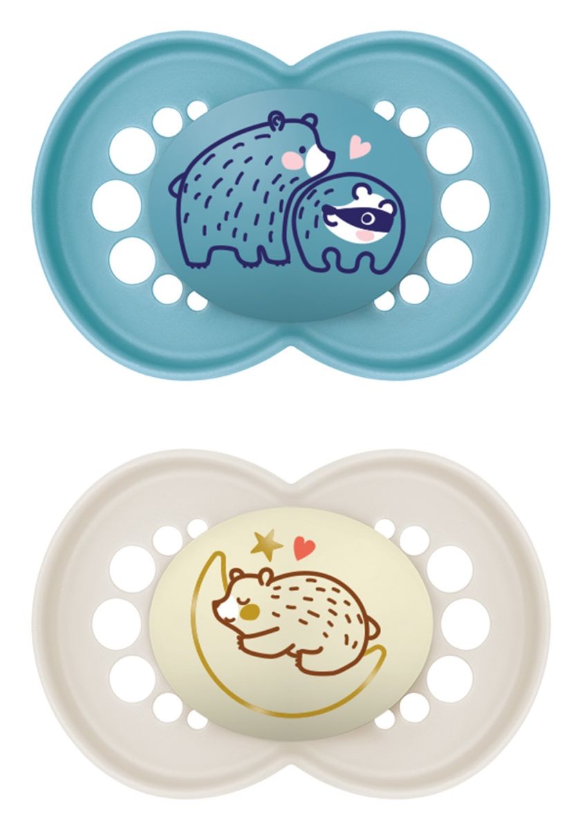 GRÜNSPECHT Natural rubber pacifier Bio 6-18 months Pacifiers