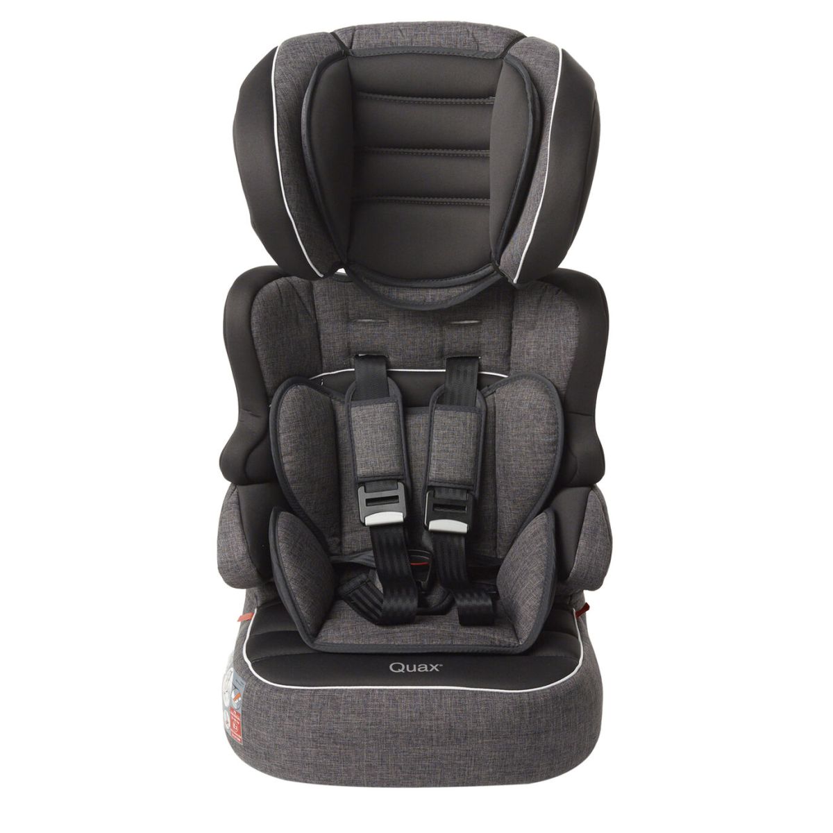 QUAX Beline car seat linen grey - Group 1-2-3 (9 to 36 kg) - Car seats -  Orchestra