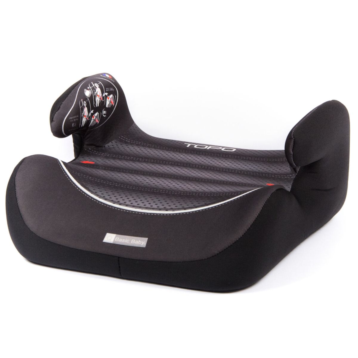 QUAX Booster seat Topo Comfort BLine grey Group 23 (15 to 36 kg