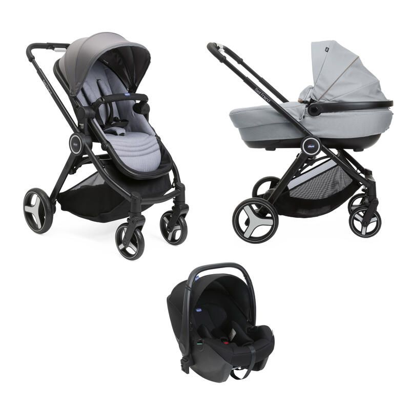 Poussette trio chicco violette sale