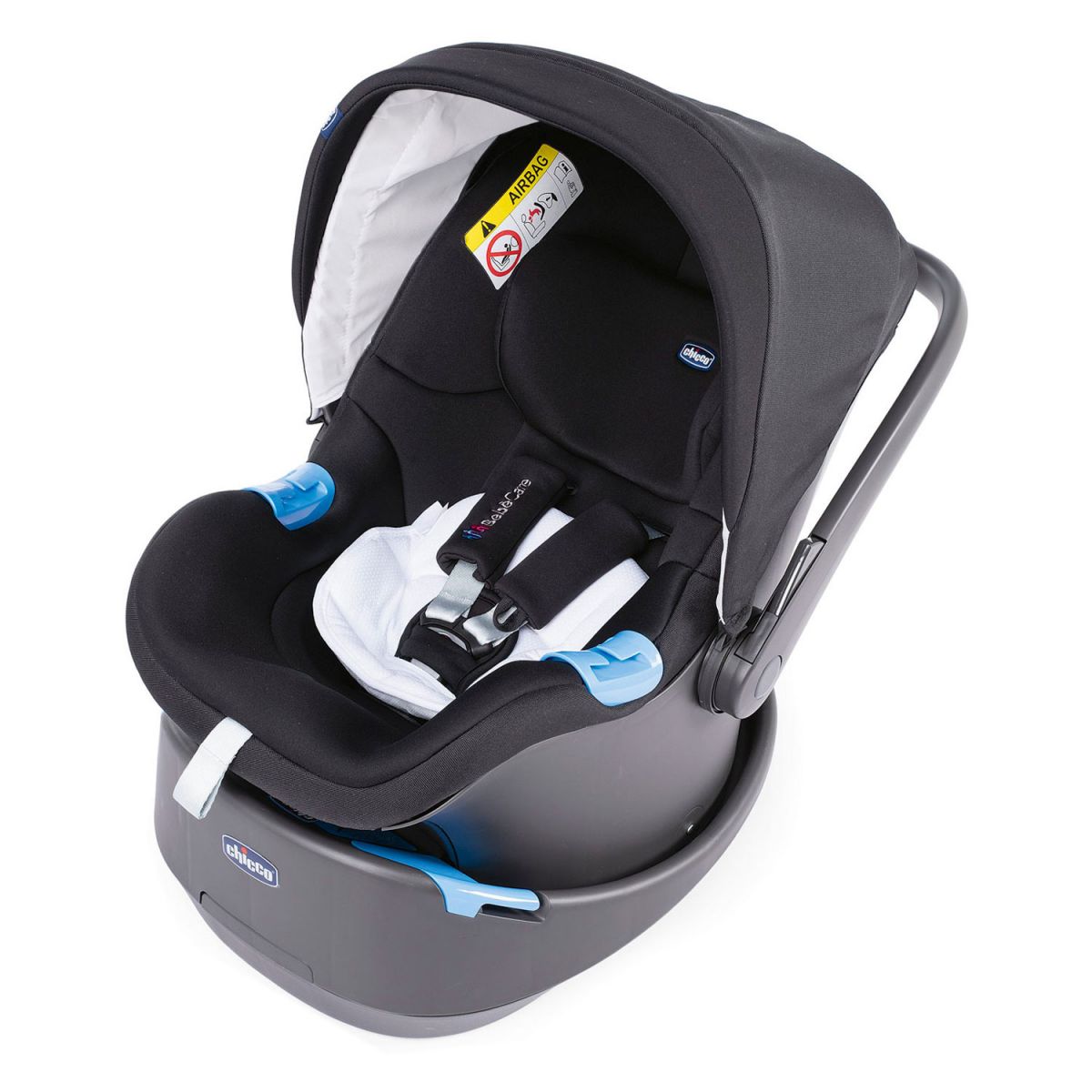 CHICCO Seat Fix car seat pure black Group 0+ (0 to 13kg) Car