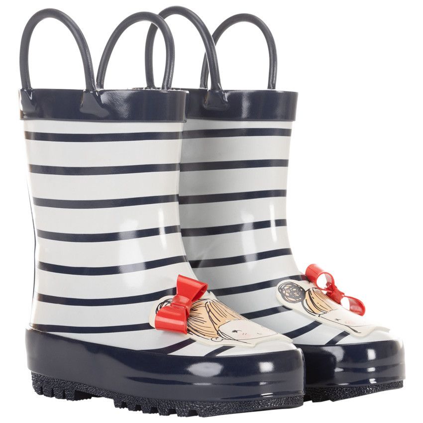 Botte de pluie top garçon avec anse