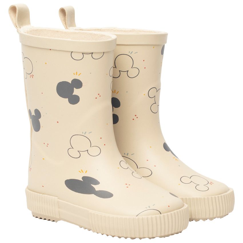 SAXO BLUES Rain boots printed Mickey Disney for boy Beige 20