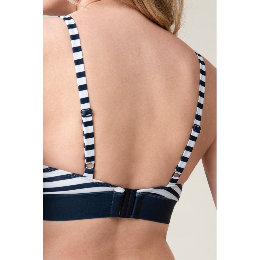 PREMAMAN Maillot de bain de grossesse 2 pi ces esprit marin Bleu
