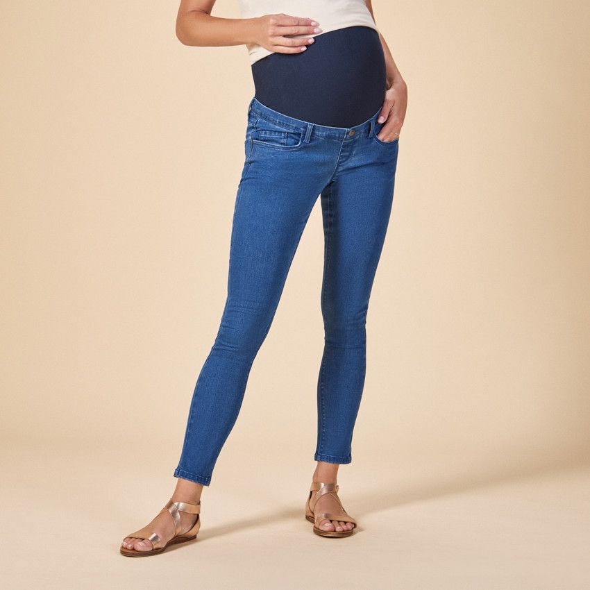 PREMAMAN Pregnancy jeans skinny cut extra stretch Blue 34