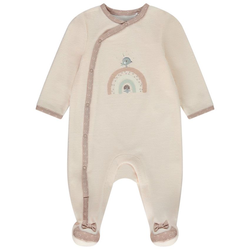 Orchestra Cagoule en tricot doublure sherpa pour b b fille Rose