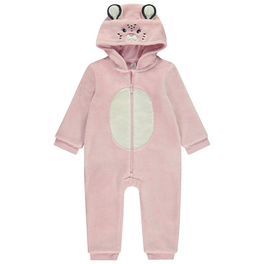 Orchestra Surpyjama ludique lionne en sherpa pour bebe fille Rose 6 mois Pyjama dors bien Bebe fille Orchestra