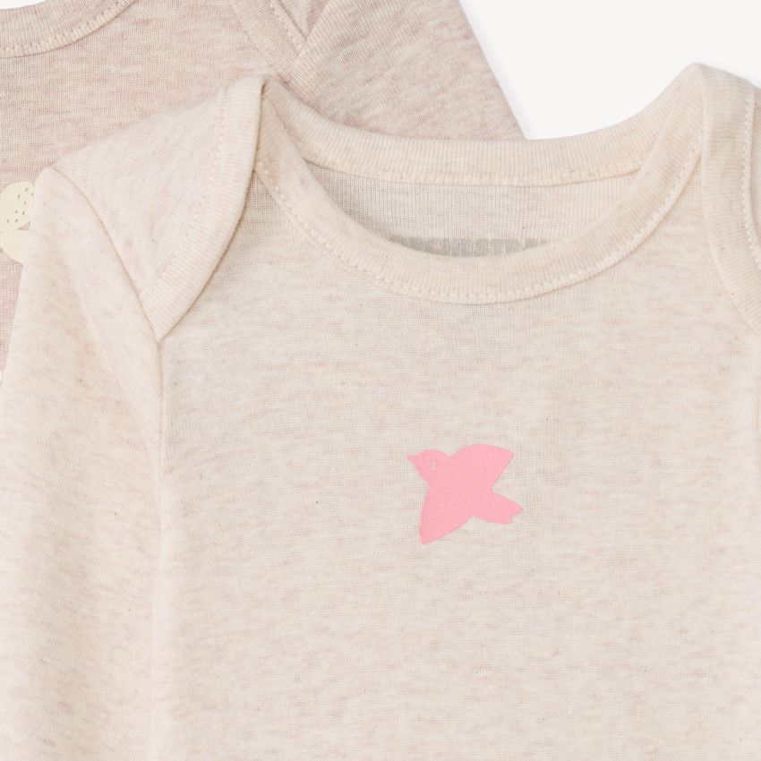 Body Bébé Fille Manches Courtes - Blanc | Paris