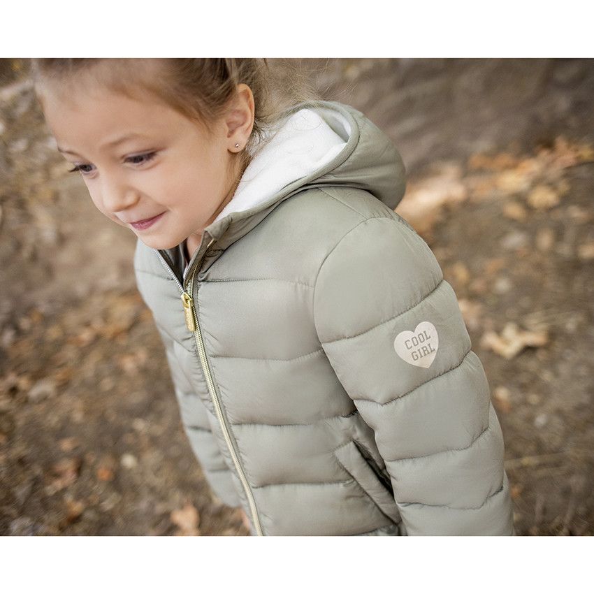 Tilozs Mädchen Wintermantel Mit Kapuze - Warme Steppjacke Mit Gürtel Für Kalte Tage