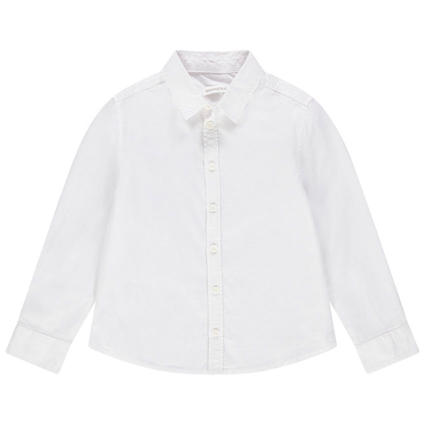 Chemise Blanche NEXT Garçon 11 Ans – Manches Longues, 100% Coton, Formelle