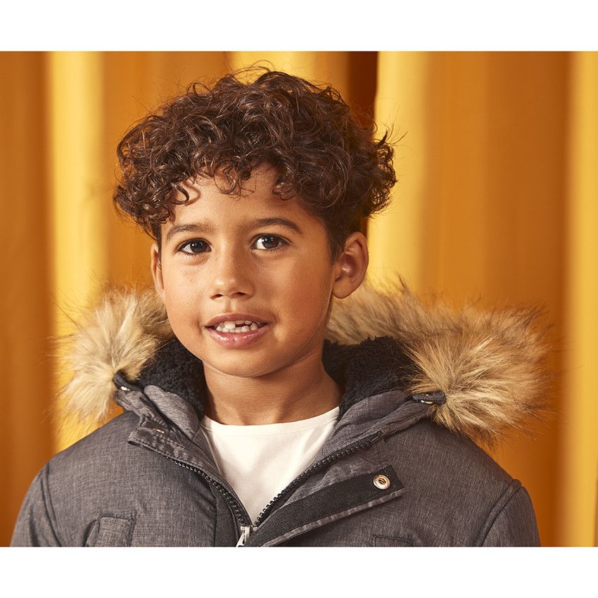 Orchestra Parka capuche en fausse fourrure en polyamide pour