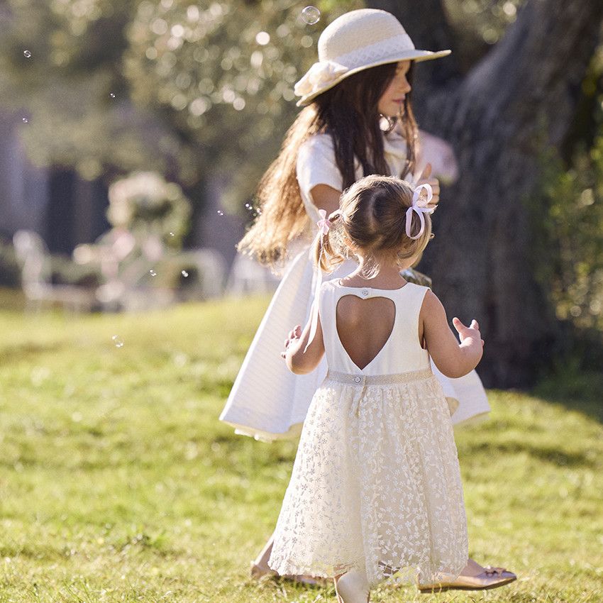 Broderie Anglaise Orchestra Robe Ceremonie Orchestra Robe De