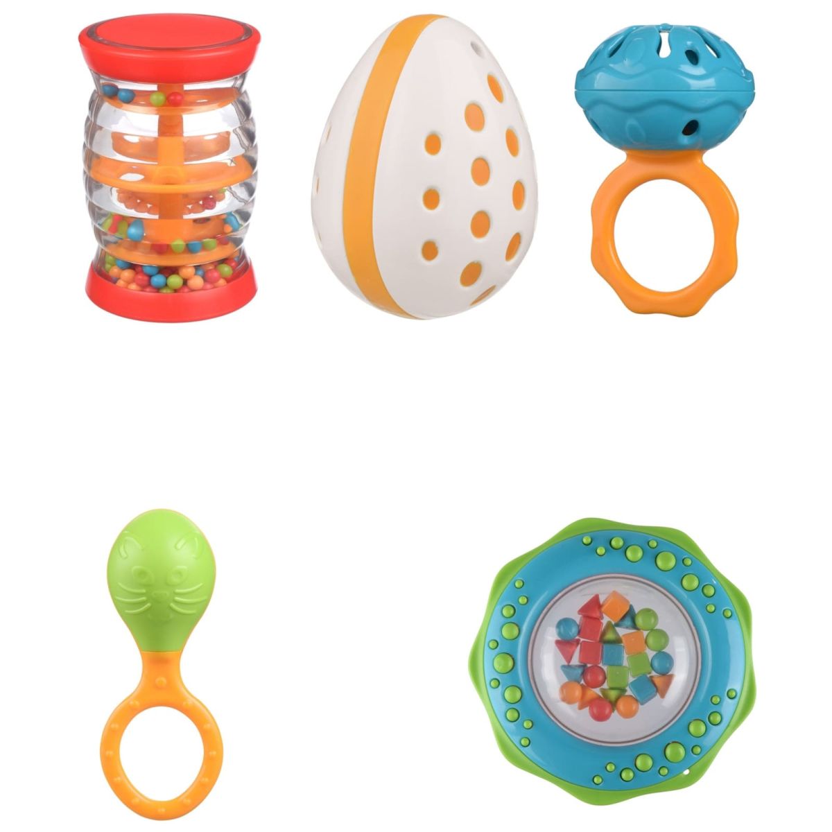 BSM Halilit | Assortiment De 5 Grelots Musicales | Favorise La Coor La Creativite Et La Motricite Attachable Sur D Amz B0bvr