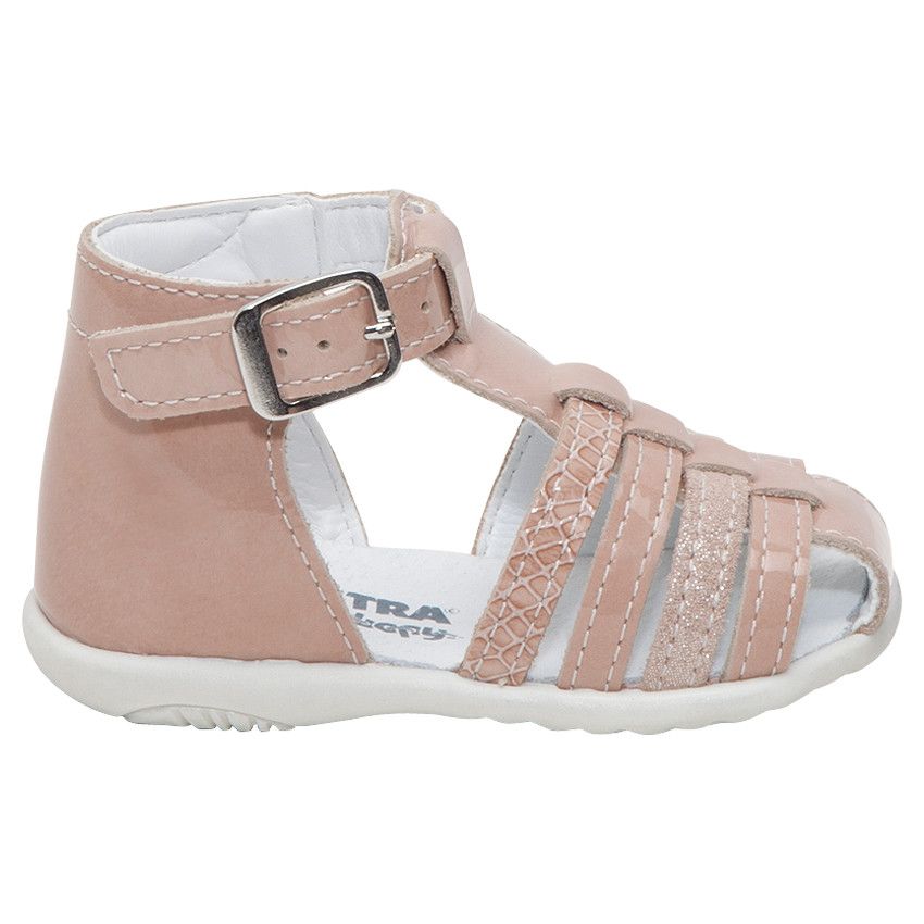 Saxo Blues Nu Pieds En Cuir Avec Brides Fantaisie Beige 19 Premier Pas 16 Chaussures Bebe Fille Orchestra