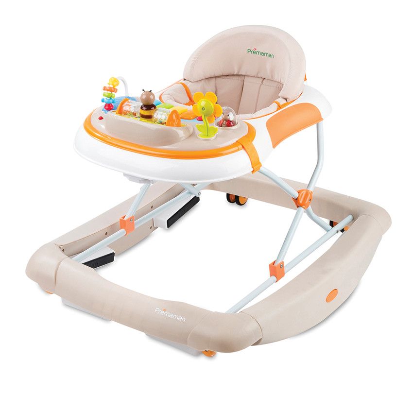 PREMAMAN Trotteur 3 en 1 Nature Buddies taupe Trotteur Eveil et jeux Orchestra