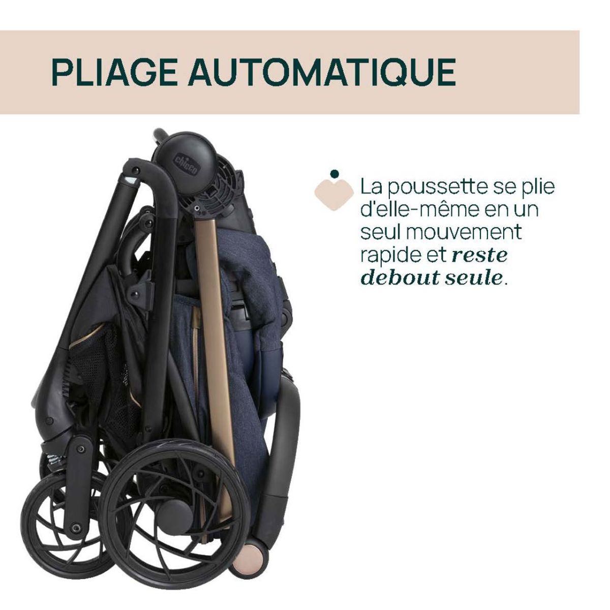 Plier poussette chicco new arrivals