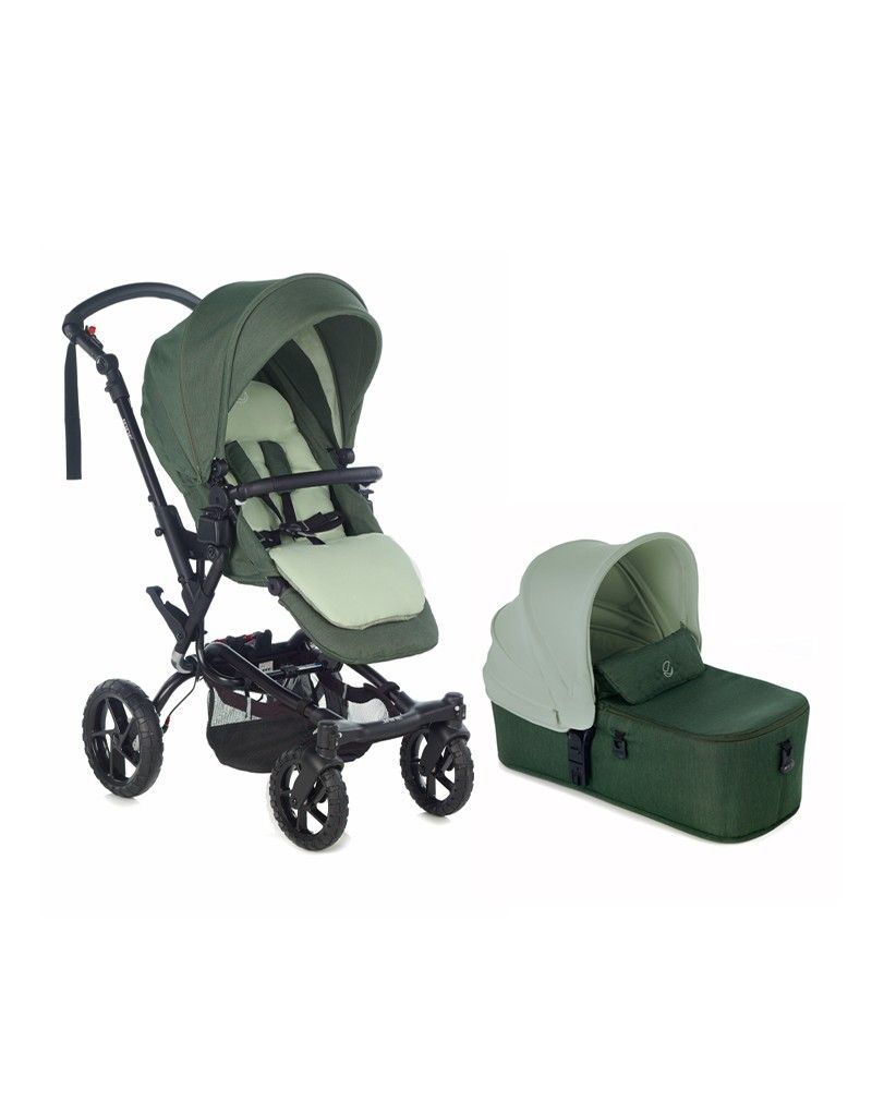 JANE Kiwa Duo Crosswalk R Kinderwagen forest green Trio und Duo