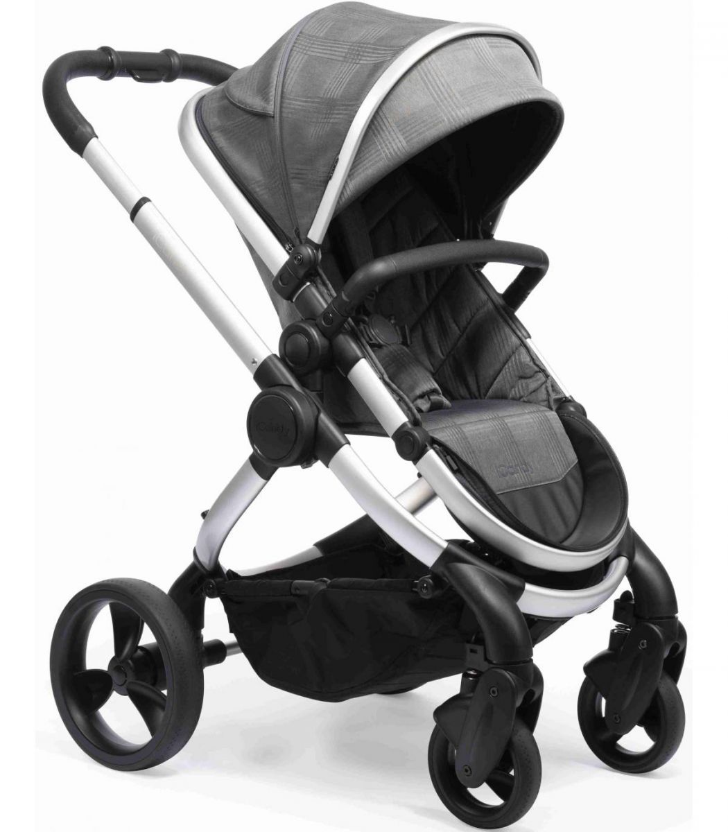 ICANDY Peach Combo Stroller with Satin Carrycot dark grey