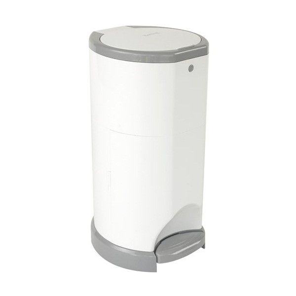 Korbell Poubelle A Couches Blanc Argent Accessoires Bain Et Hygiene Toilette Orchestra