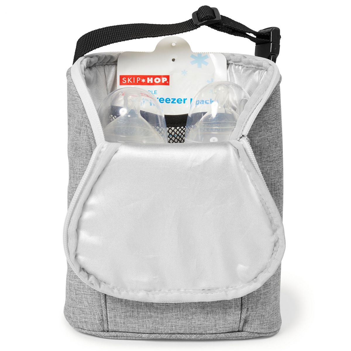 Skip Hop Sac Isotherme Pour Biberons Grab Go Grey Melange Sac A Langer Poussettes Orchestra