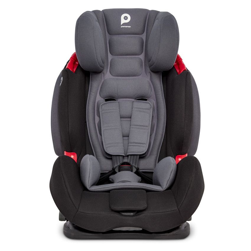 PREMAMAN Siège auto GR 1/2/3 Isofix Pepper black/grey - Groupe 1-2