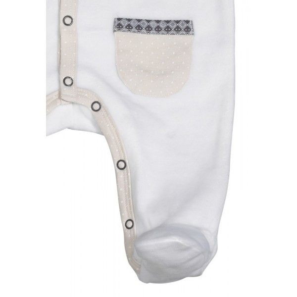Sauthon Pyjama b/éb/é beige 3 mois Timouki