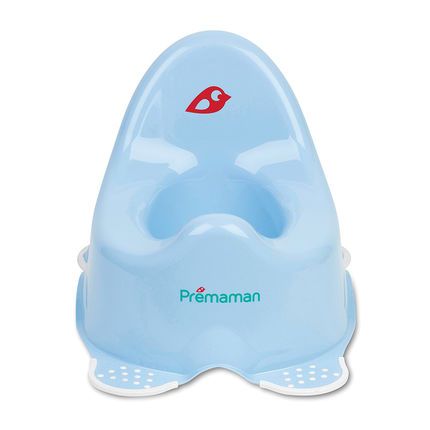 Premaman Pot D Apprentissage Bleu Clair Pot Reducteur Et Marche Pied Toilette Orchestra