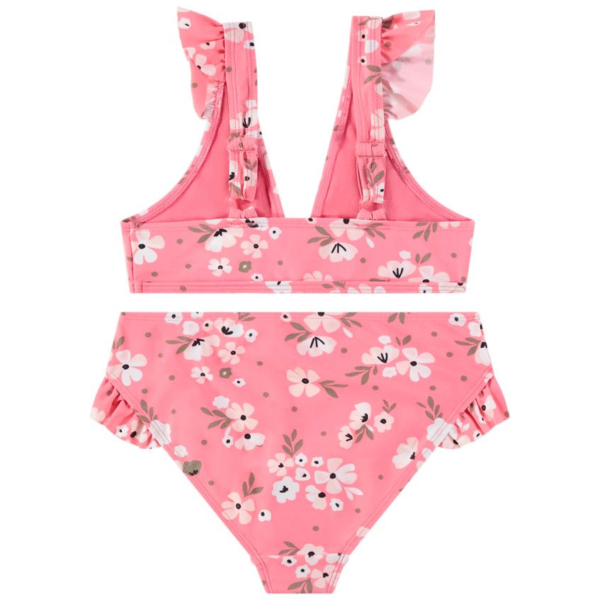 Orchestra Maillot de bain 2 pi ces imprim sakura pour fille Noir
