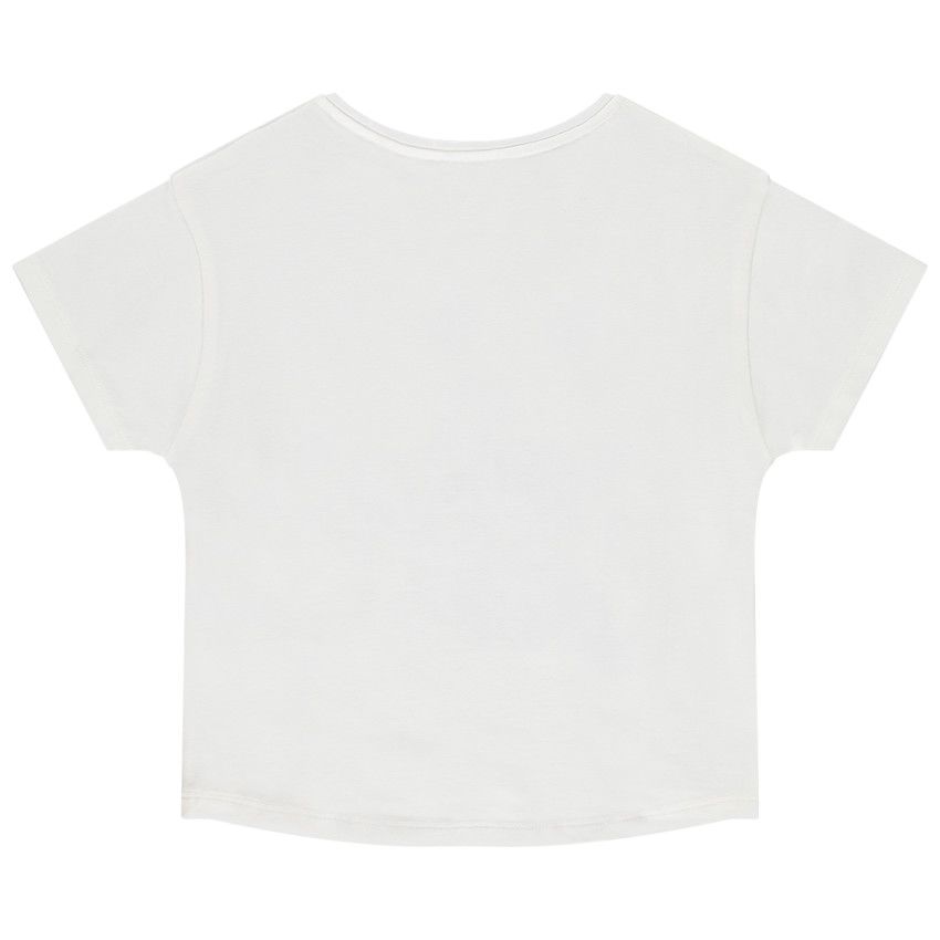 Orchestra Tshirt manches courtes Stitch & Angel Disney pour fille Ecru 3 ans Tshirt, polo