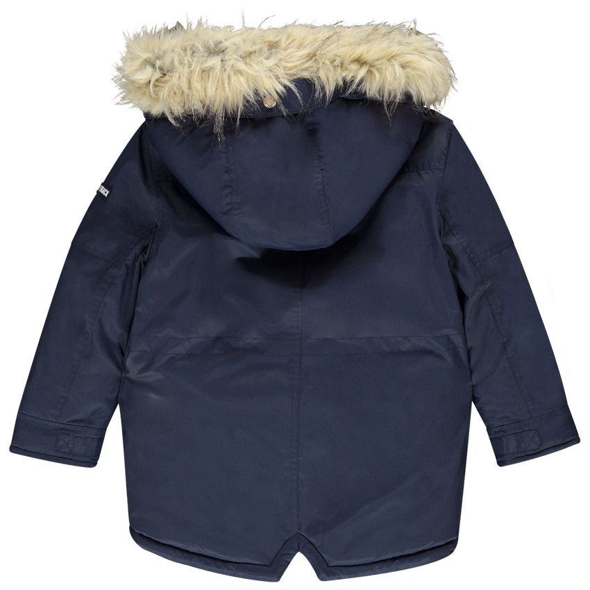 Orchestra Polyester parka with removable hood and sherpa lining for boys Blue 10 years old Jacket coat parka Boy Orchestra