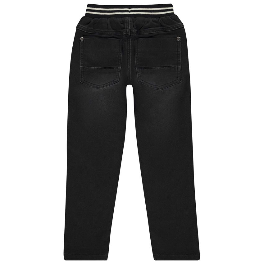 Pantalon en polyester noir préporté pour garçons taille 10