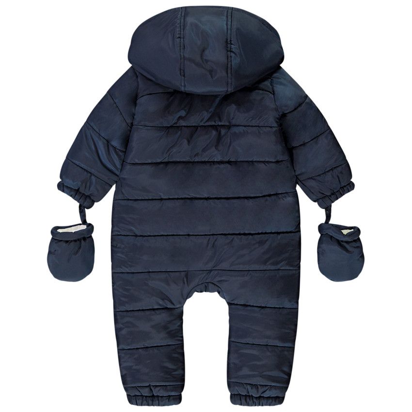 Orchestra Combi pilote matelassee unie pour bebe garcon Bleu 6 mois Veste manteau parka pilote Bebe garcon Orchestra