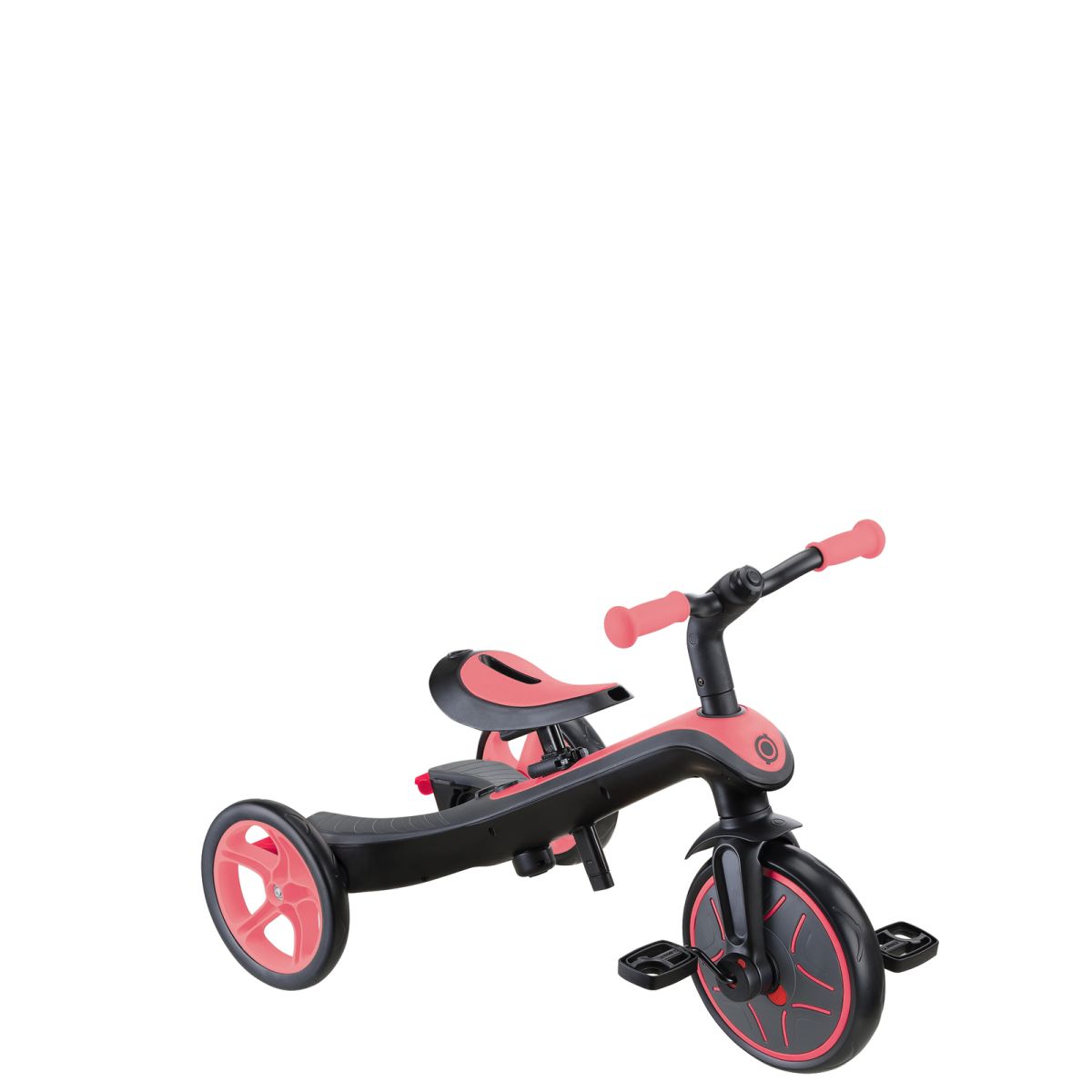 GLOBBER Tricycle Explorer Trike 4en1 rose Bavoir Repas Orchestra