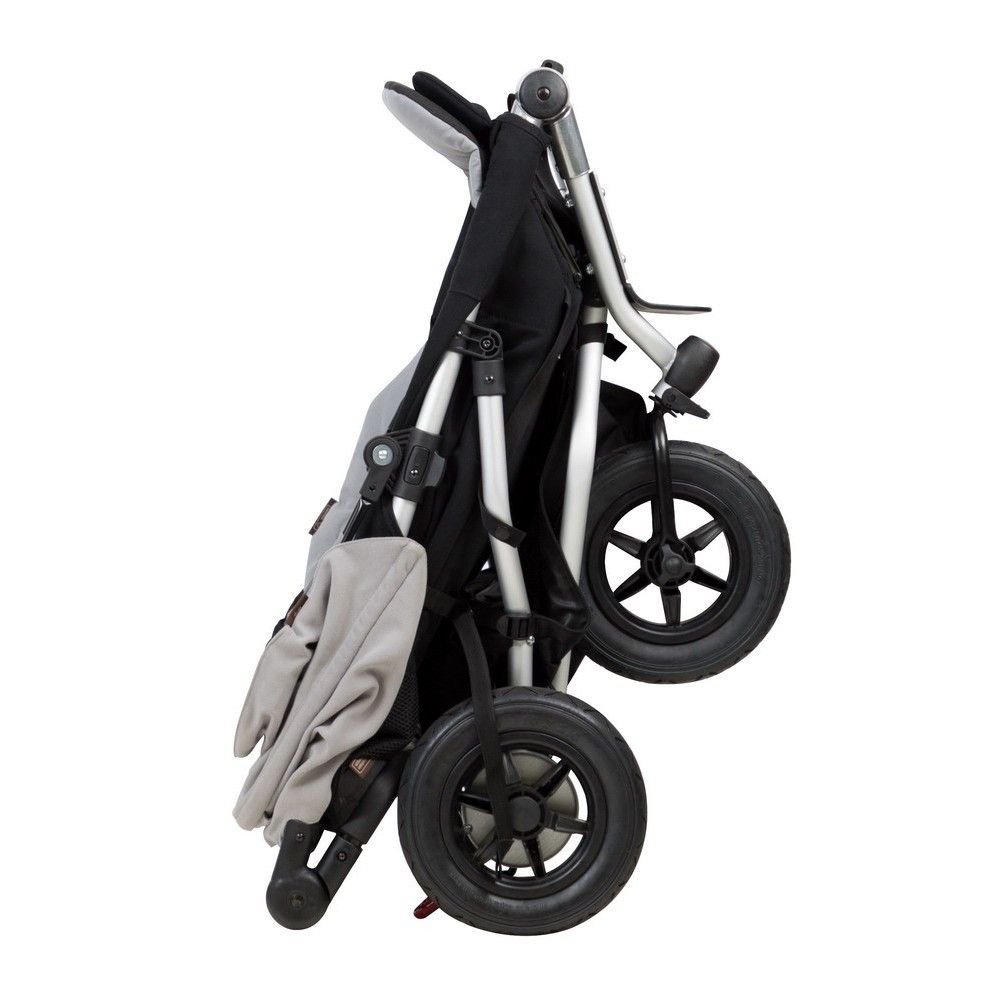 MOUNTAIN BUGGY POUSSETTE DUET V3 BLACK SILVER Mehrere Sitzplätze Kinderwagen Orchestra