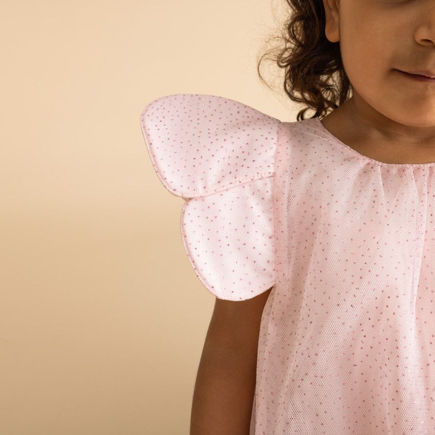 Orchestra Robe sans manches fantaisie ailes de papillon pour bébé