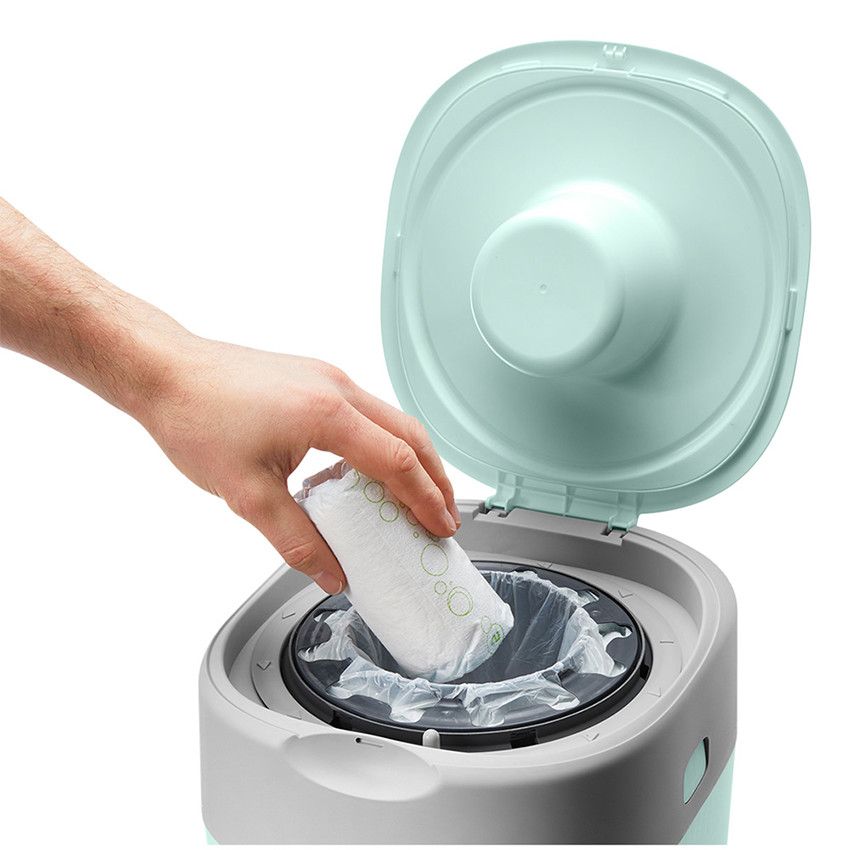 Tommee Tippee Poubelle A Couches Twist Click Vert Accessoires Bain Et Hygiene Toilette Orchestra