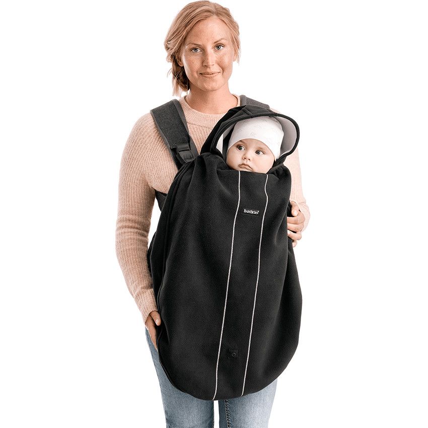 BABYBJORN Cape pour porte bebe noir Porte bebe ventral Voyages Orchestra