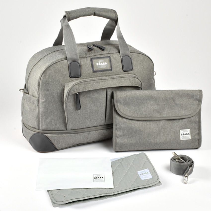 BEABA Sac de voyage Amsterdam II gris chin Sac langer